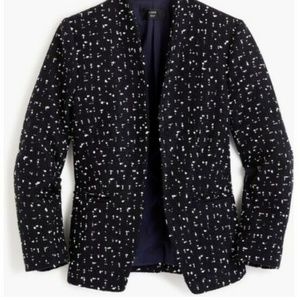 Jcrew midnight tweed blazer